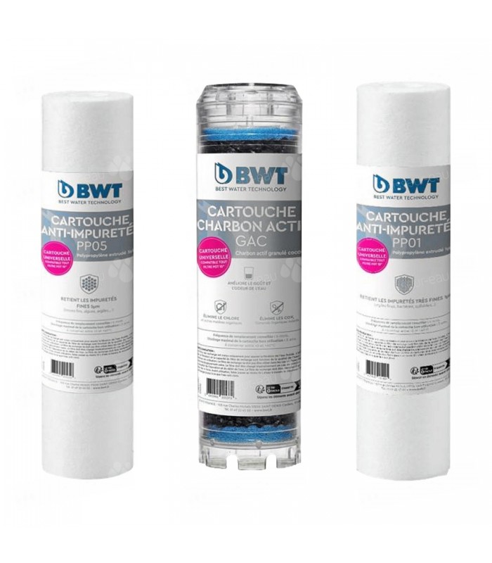 Filtration de l'eau et cartouches filtrante pour toute la maison - BWT